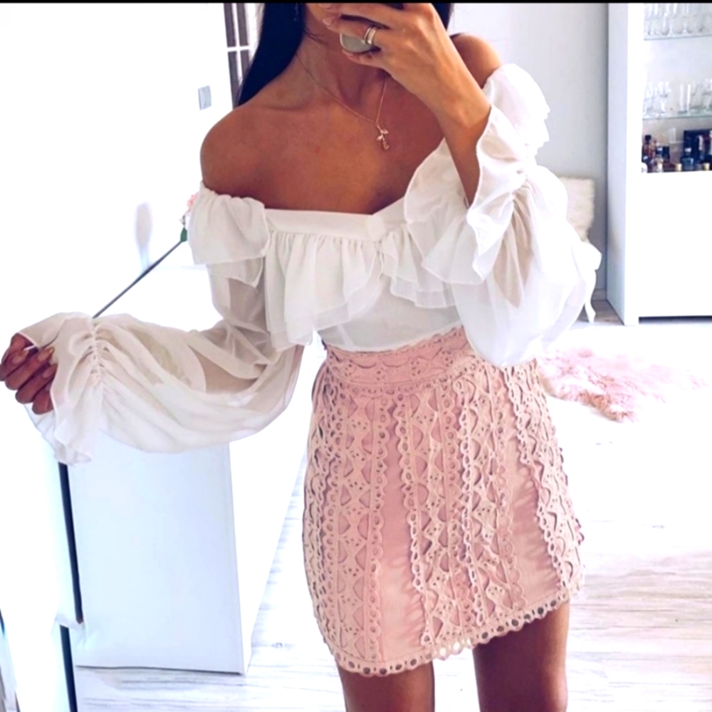 Pink Mini Skirt